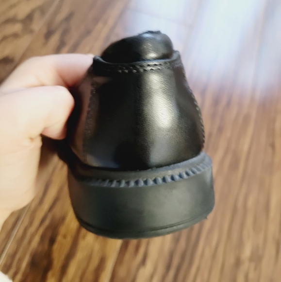 Black Boys Kids Dress Shoes Event  Wedding Church Boy Kid Shoes Dress Up Size 2 - Picture 4 of 8